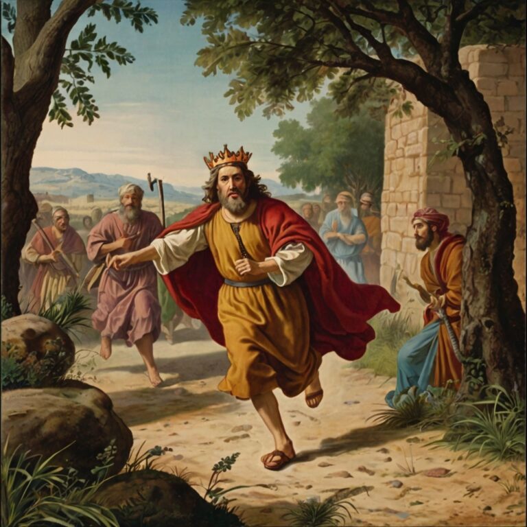 Background story of Psalms 3 and 4. (2 Samuel 13-19)
